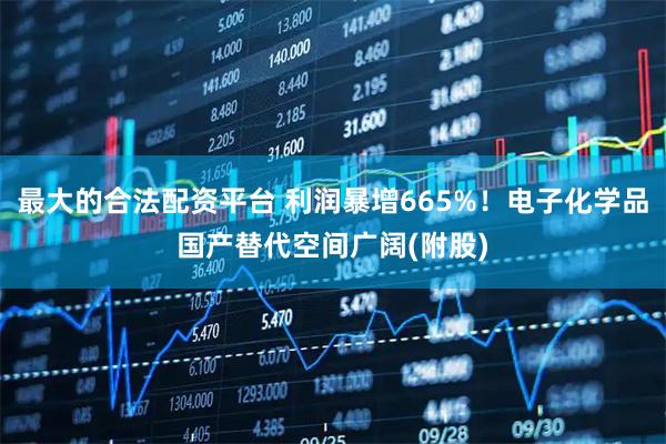 最大的合法配资平台 利润暴增665%！电子化学品国产替代空间广阔(附股)